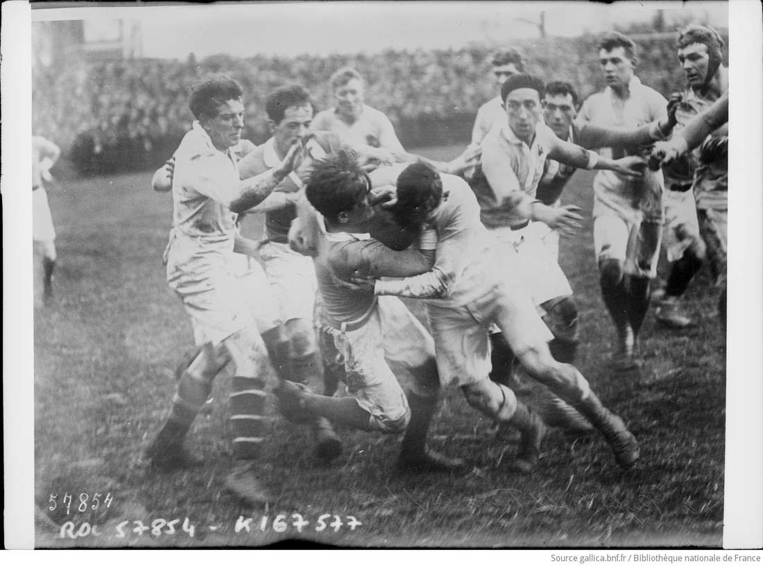 France-Angleterre, janvier 1920.
